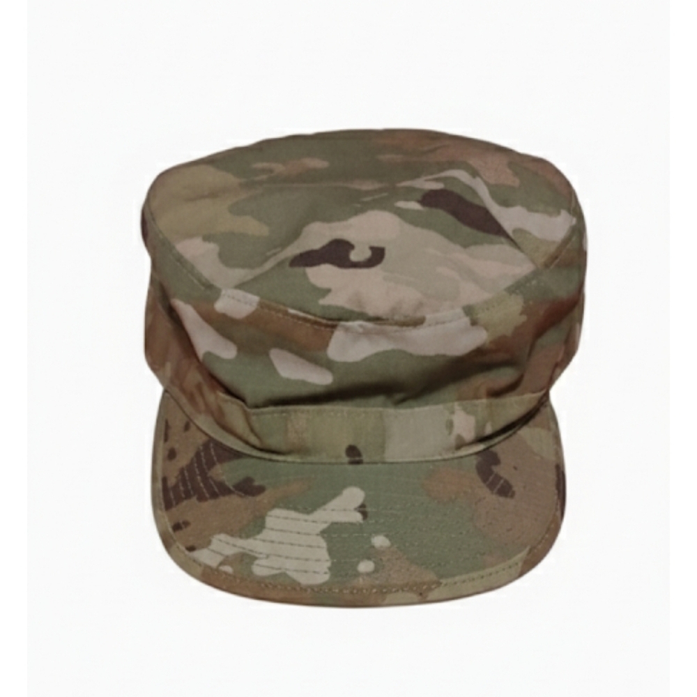 Camouflage Military Issued Patrol Cap Hat Size 7 5/8 Streetwear Utility